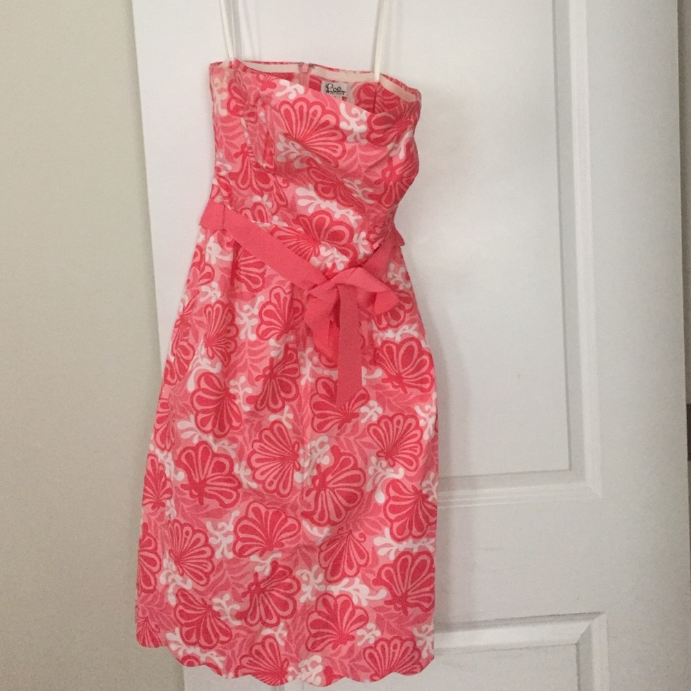 Lilly Pulitzer strapless dress